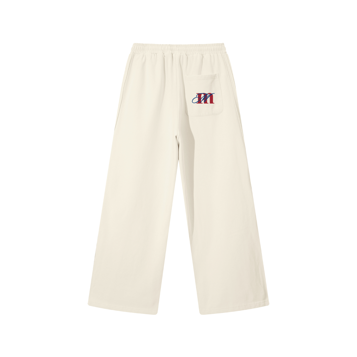 Contrast Tape Straight-Leg Sweatpants