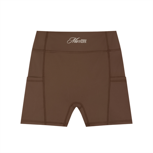 Women's High-Waisted Pocket Biker Shorts