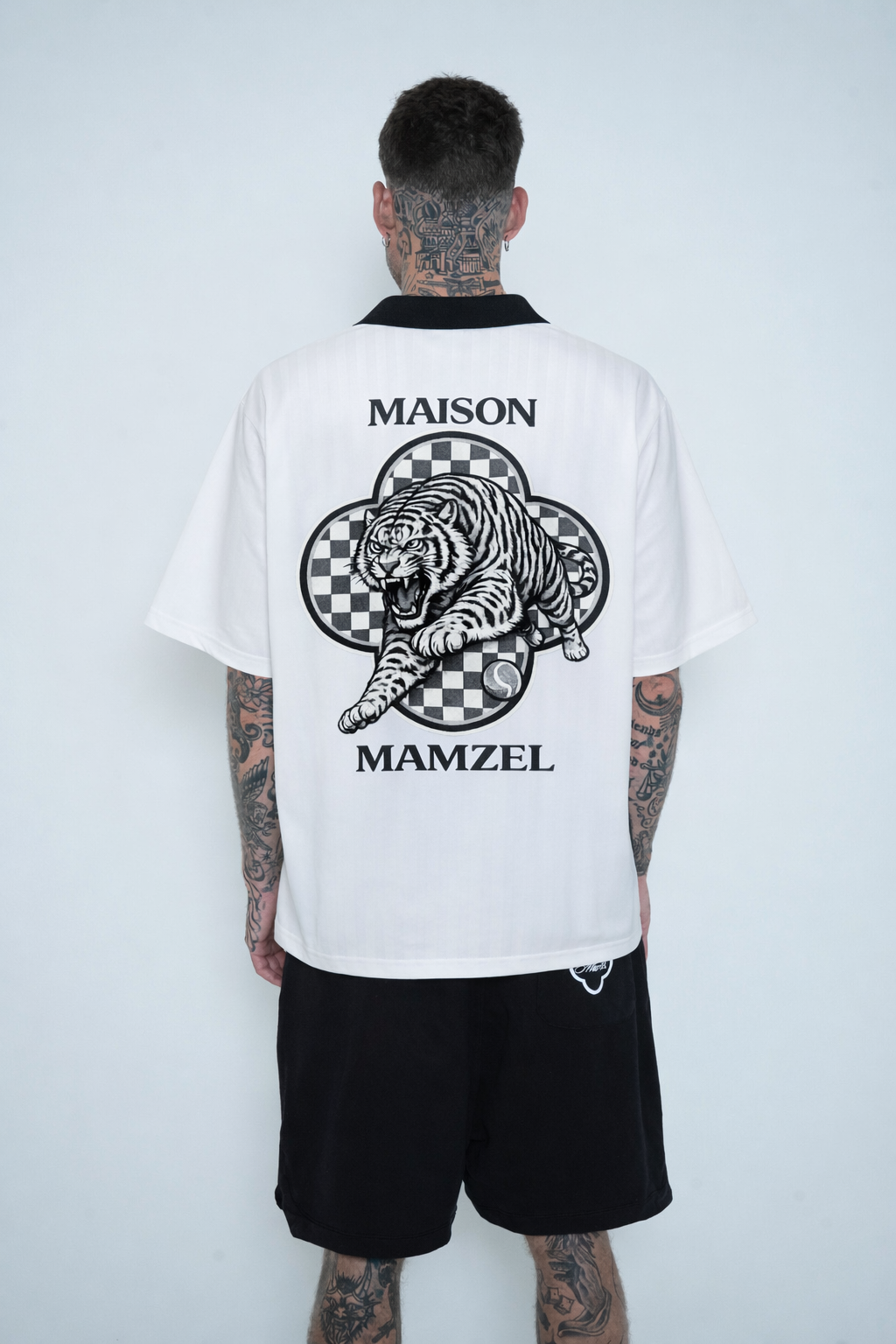 T-SHIRT STRIPE SAUVAGE SIGNATURE