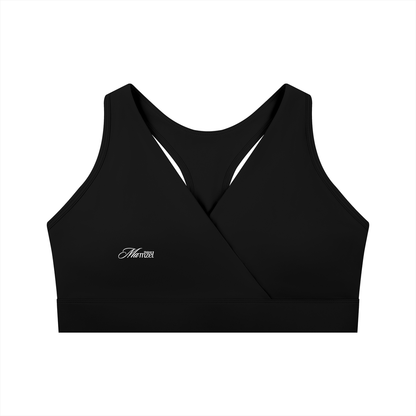 Women's Crossover V-Neck Sports Bra