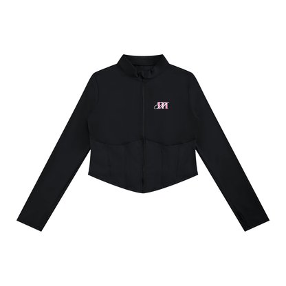 Women's Slim Fit Full-Zip Yoga Jacket