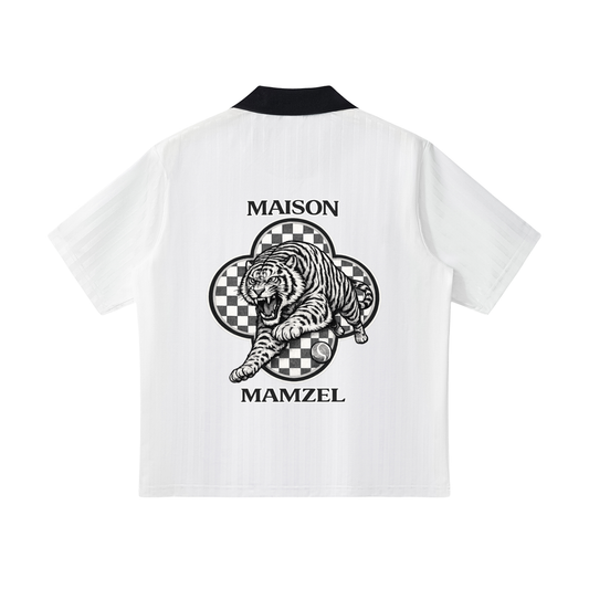 T-SHIRT STRIPE SAUVAGE SIGNATURE