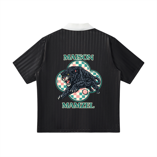 T-SHIRT STRIPE SAUVAGE SIGNATURE