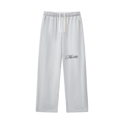Contrast-Stitched Fleece Sweatpants