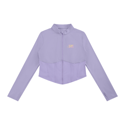 Women's Slim Fit Full-Zip Yoga Jacket