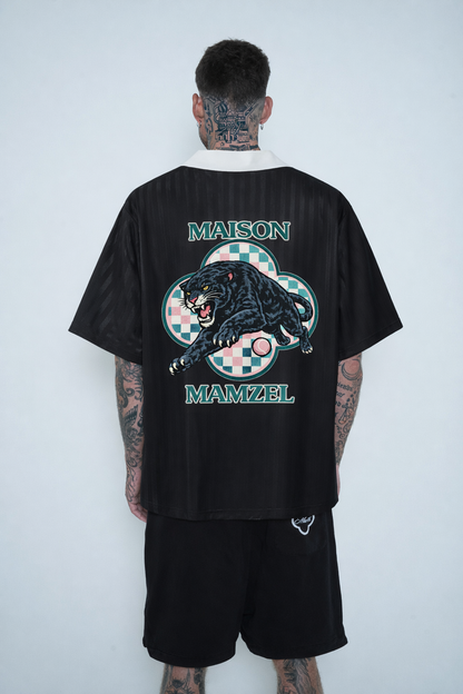 T-SHIRT STRIPE SAUVAGE SIGNATURE