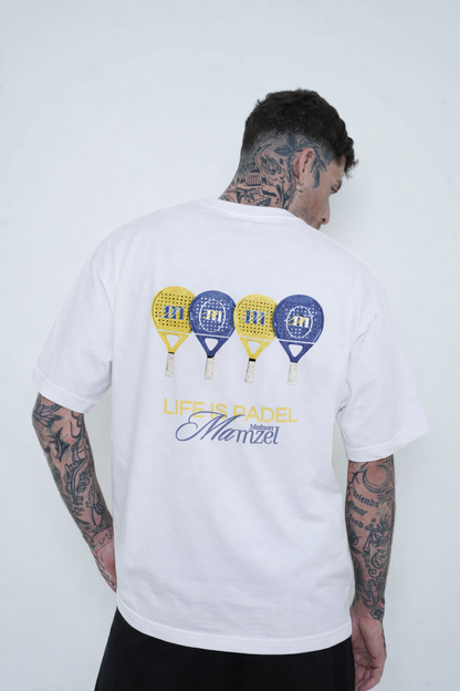 T-SHIRT OVERSIZED « LIFE IS PADEL »