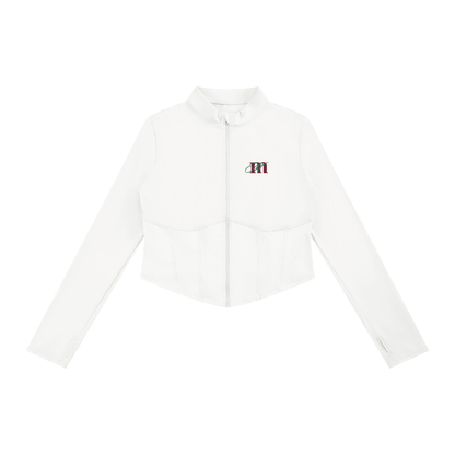 Women's Slim Fit Full-Zip Yoga Jacket