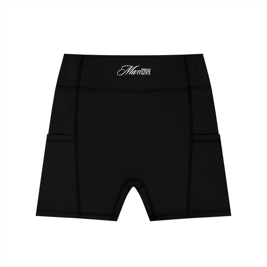 Women's High-Waisted Pocket Biker Shorts
