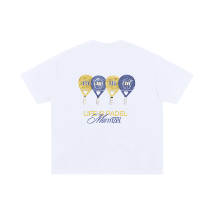 T-SHIRT OVERSIZED « LIFE IS PADEL »