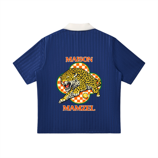 T-SHIRT STRIPE SAUVAGE SIGNATURE